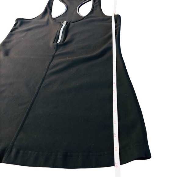 LULULEMON WOMENS BLACK RACERBACK ATHLETIC TANK WITH ZIPPER EST SZ 8 - Picture 9 of 9